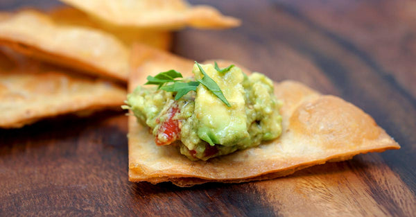 Olive Oil Fried Chips & Guacamole