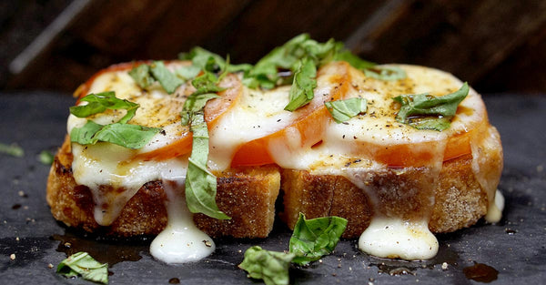 Open-Faced Caprese Sandwich