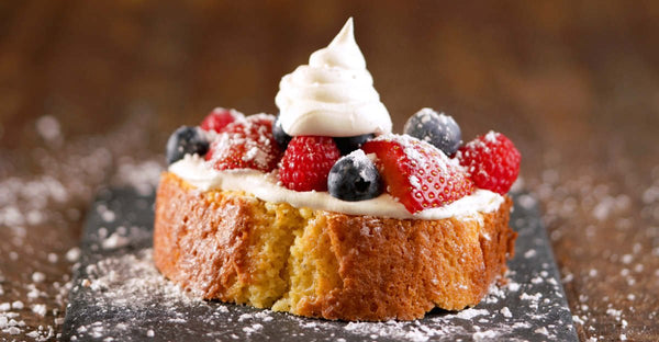 Red White and Blue Olive Oil Pound Cake