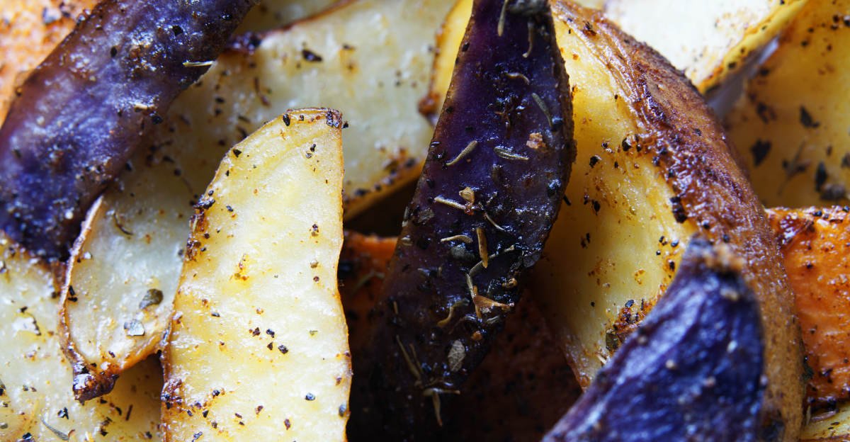 Oven Fried Potato Wedges