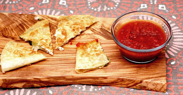 Parmesan Crusted Chicken Quesadilla