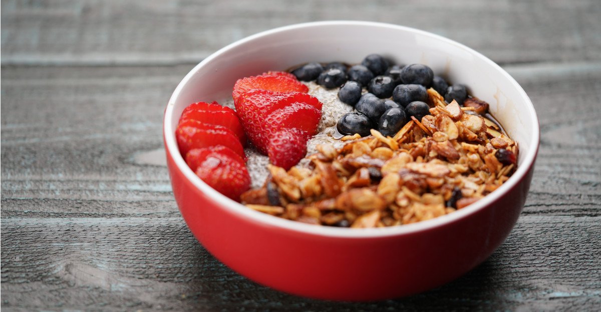 Red, White, and Blue Chia Pudding Parfait