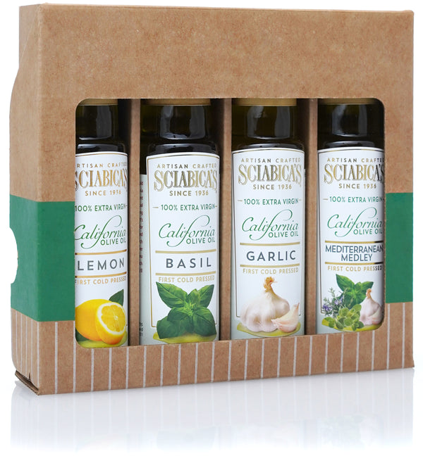 4x100ml Flavored Olive Oil