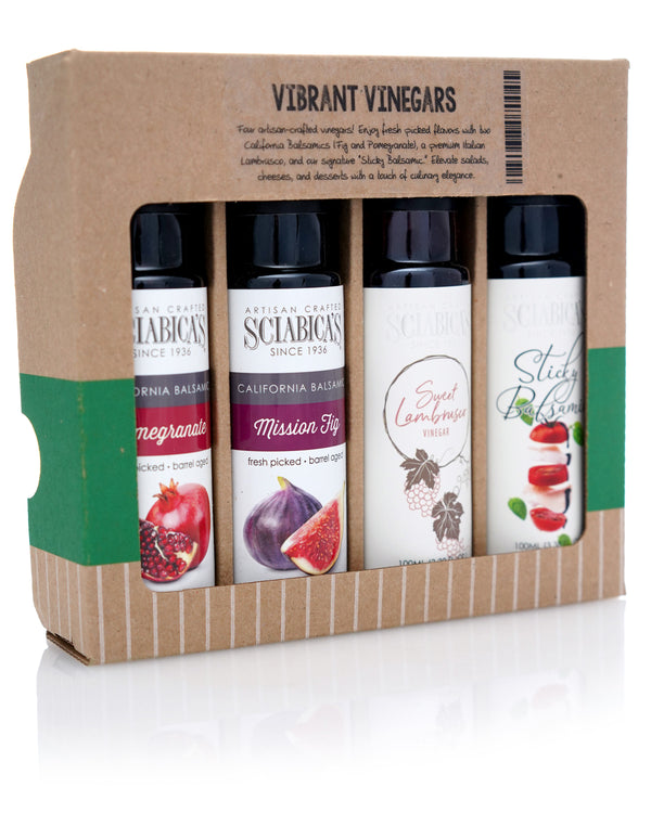 4x100ml Vibrant Vinegars Pack
